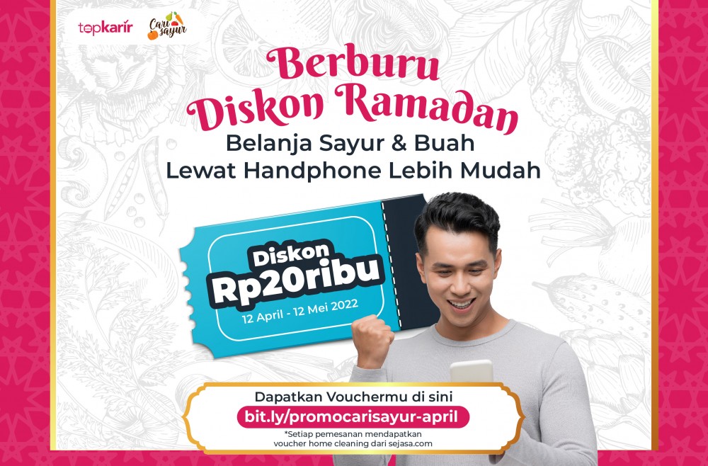 Voucher Diskon Cari Sayur untuk Penuhi Kebutuhan Gizi biar Makin Produktif setiap Hari | TopKarir.com