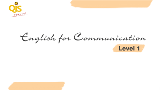 English for Communication Level 1