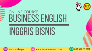 MEC English For Business - Inggris Bisnis Level Intermediate