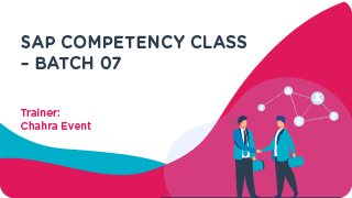 SAP Competency Class – Batch 07